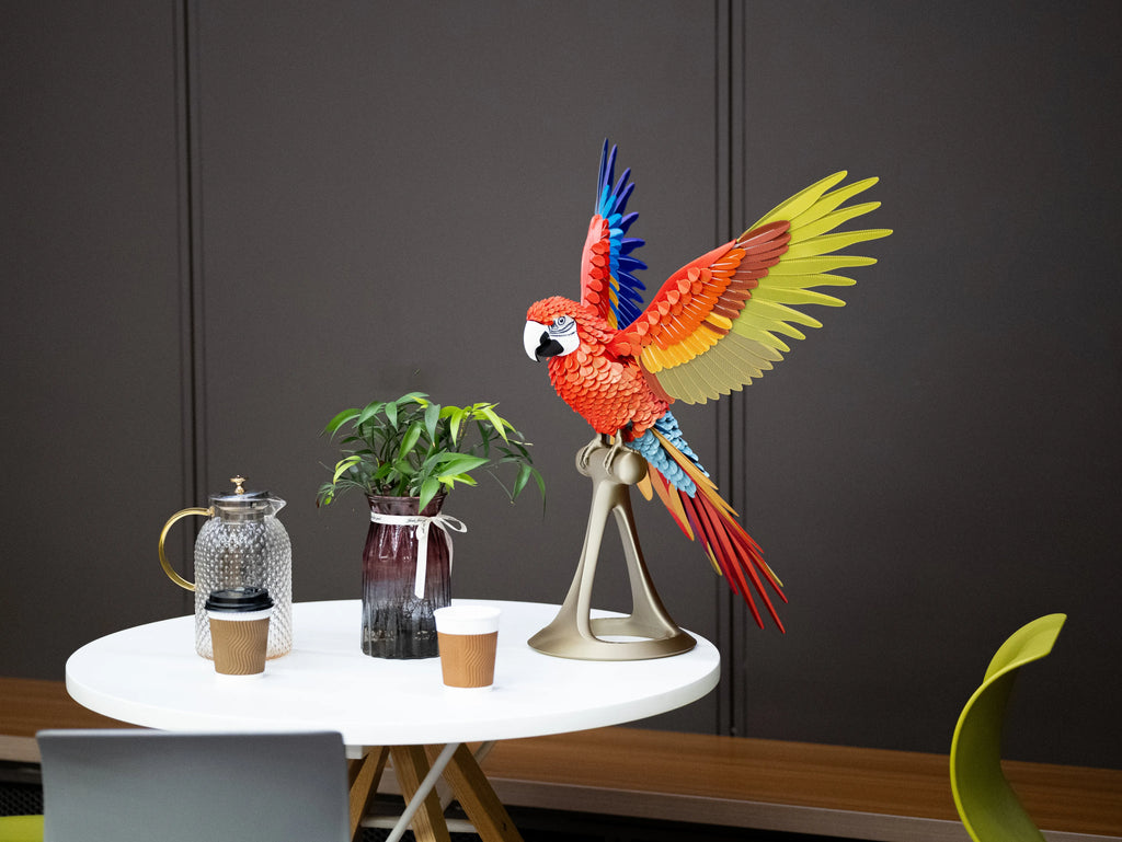 Life-Size Macaw – Limited Edition Interiør Skulptur