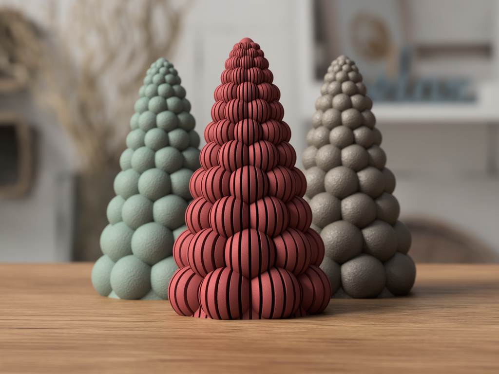 Bubbly Christmas Tree – 15 cm (LED Tealight)