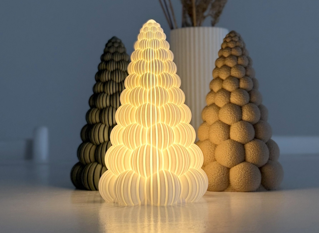 Bubbly Christmas Tree – 15 cm (LED Tealight)
