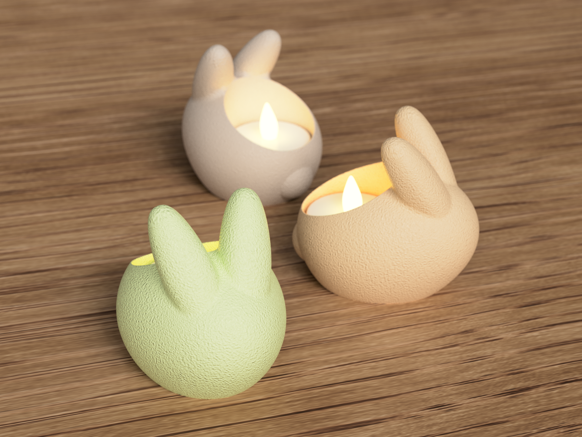 Easter Bunny LED Tealight Holder