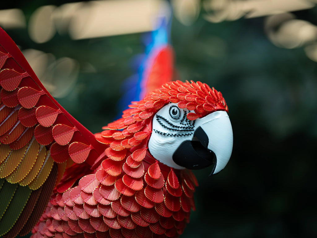 Life-Size Macaw – Limited Edition Interiør Skulptur