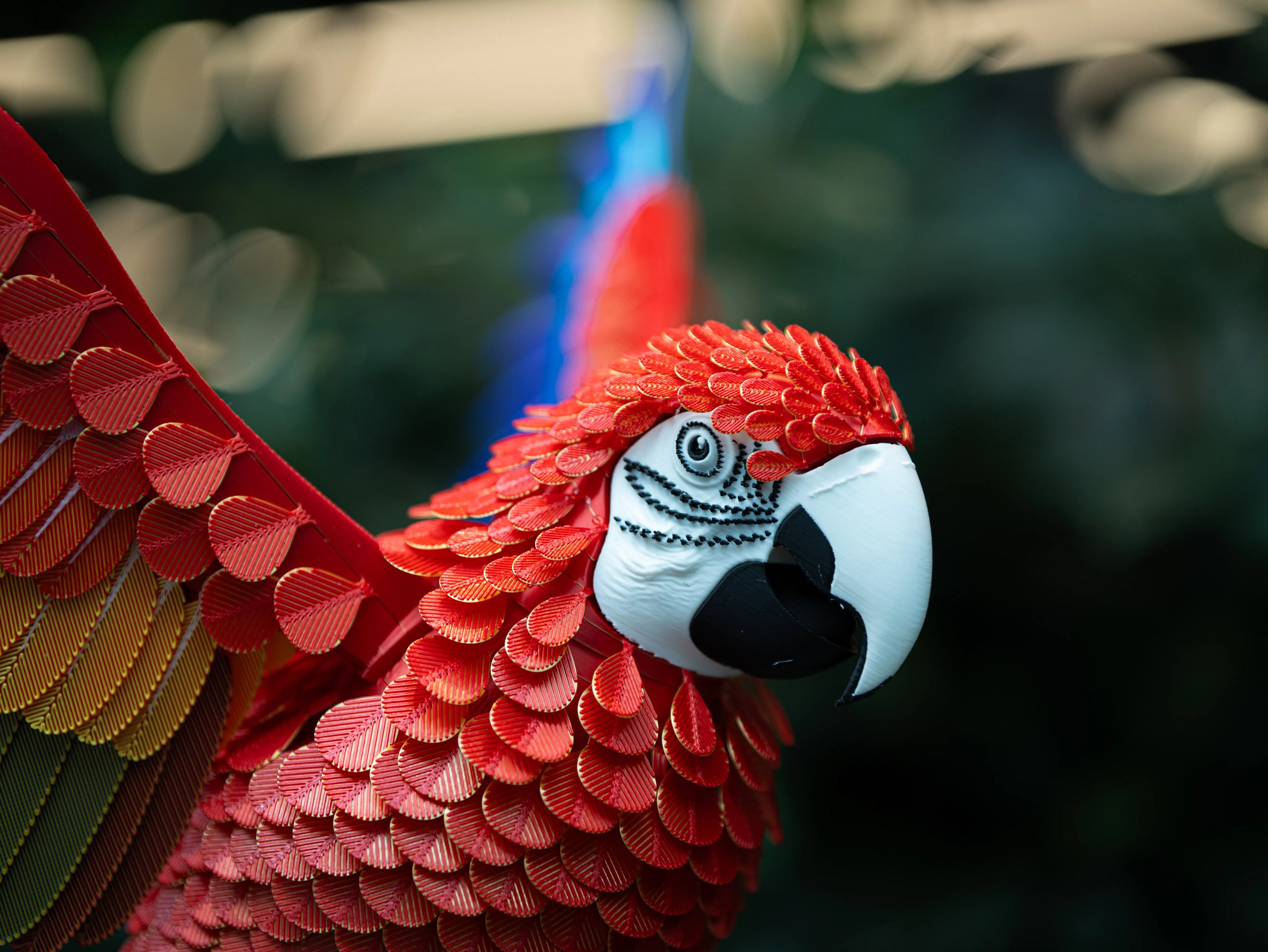 Life-Size Macaw – Limited Edition Interiør Skulptur